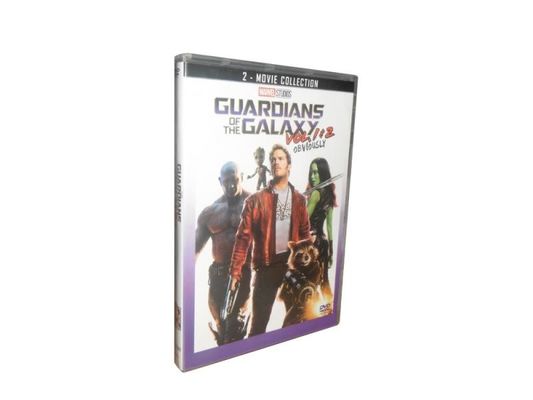 Κίνα Κινηματογράφος της Αμερικής συνόλων κιβωτίων συνήθειας DVD οι πλήρεις φύλακες σειράς του γαλαξία vol.1-2 2DVD προμηθευτής