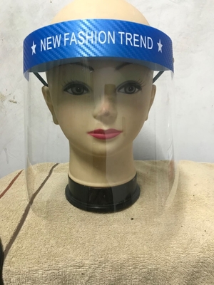 Ασφάλειας προσώπου Windproof αδιάβροχος ιών σταγονίδιων ασπίδων γείσων ασπίδων σαφής κτύπημα-επάνω προμηθευτής